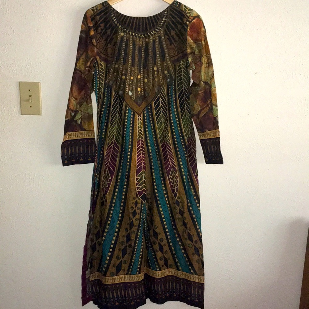 J. Pretwear Pakistani boho custom dress M